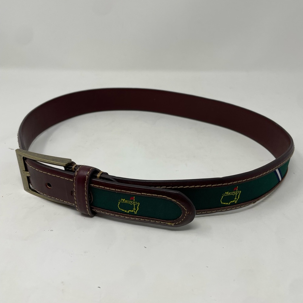 Mens “The Masters” Genuine Leather Belt